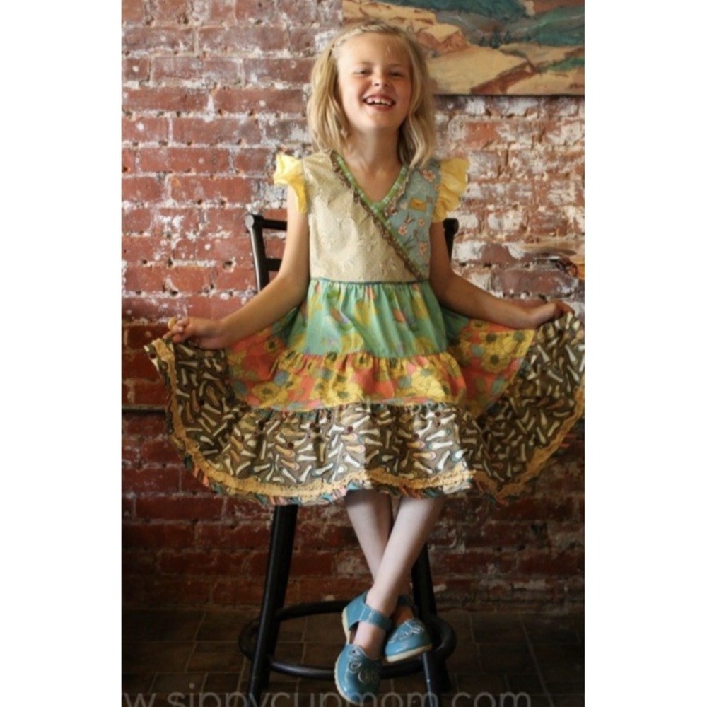 NWT Matilda Jane Wonderful Parade Rollercoaster Tiered Dress Shoes 4